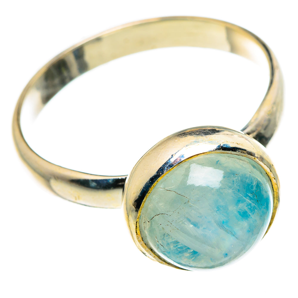 Rainbow Moonstone Rings handcrafted by Ana Silver Co - RING84056