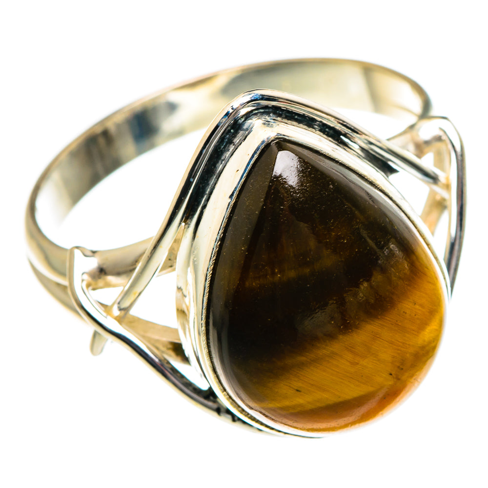 Tiger Eye Rings handcrafted by Ana Silver Co - RING84062