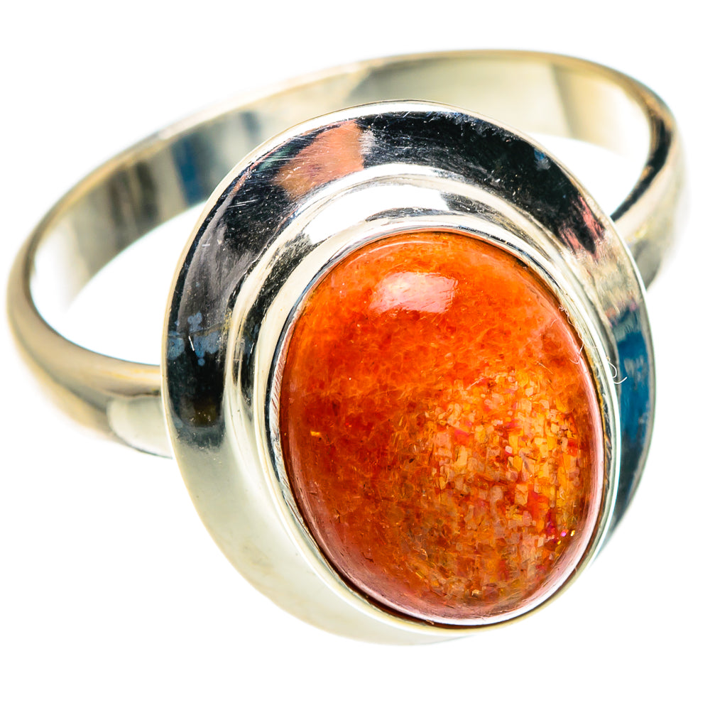 Sunstone Rings handcrafted by Ana Silver Co - RING84063