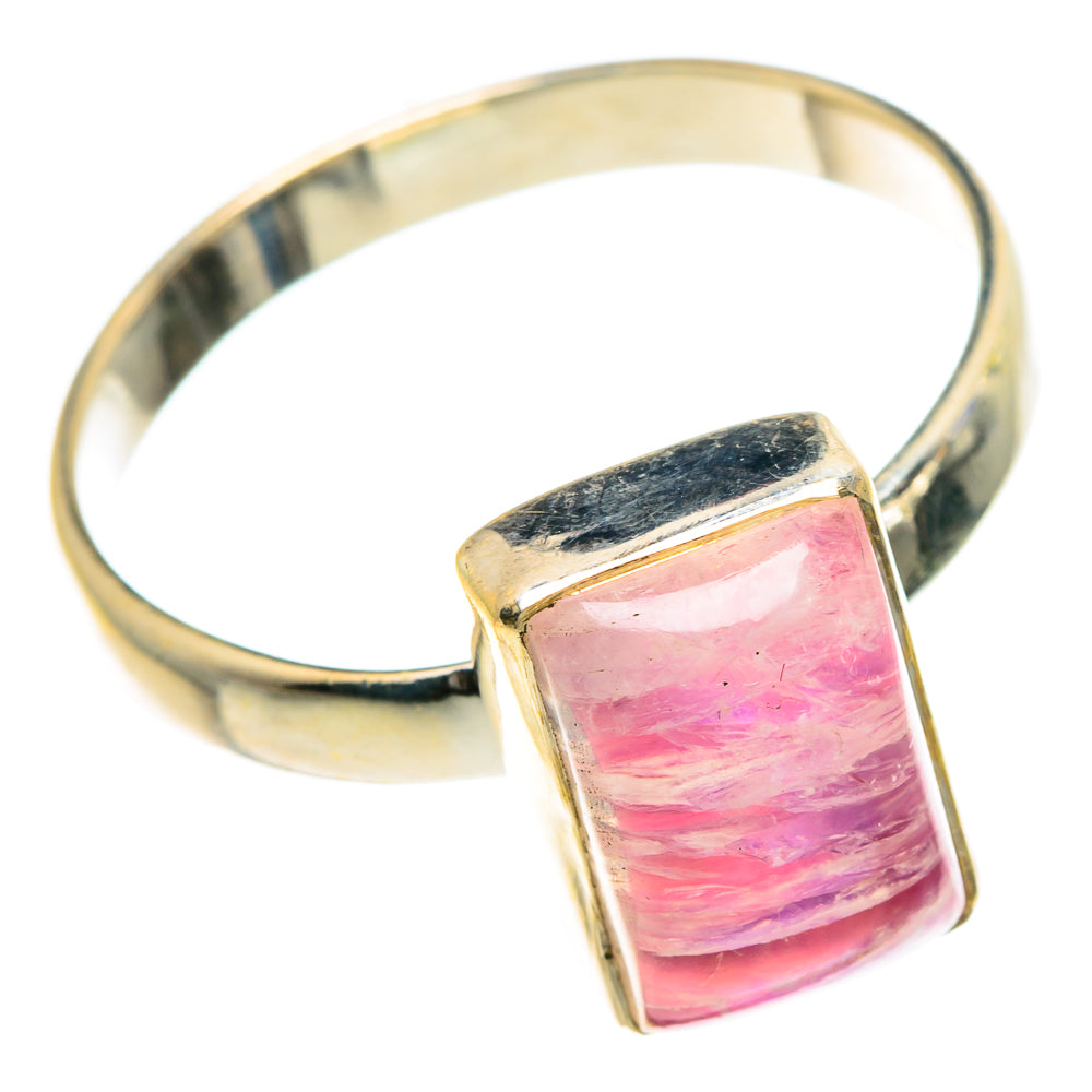 Pink Moonstone Rings handcrafted by Ana Silver Co - RING84067