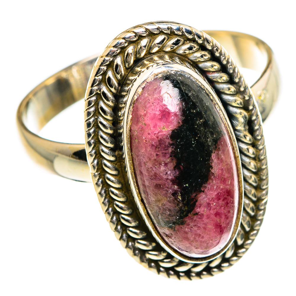 Rhodonite Rings handcrafted by Ana Silver Co - RING84068