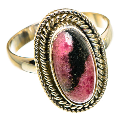Rhodonite Rings handcrafted by Ana Silver Co - RING84068