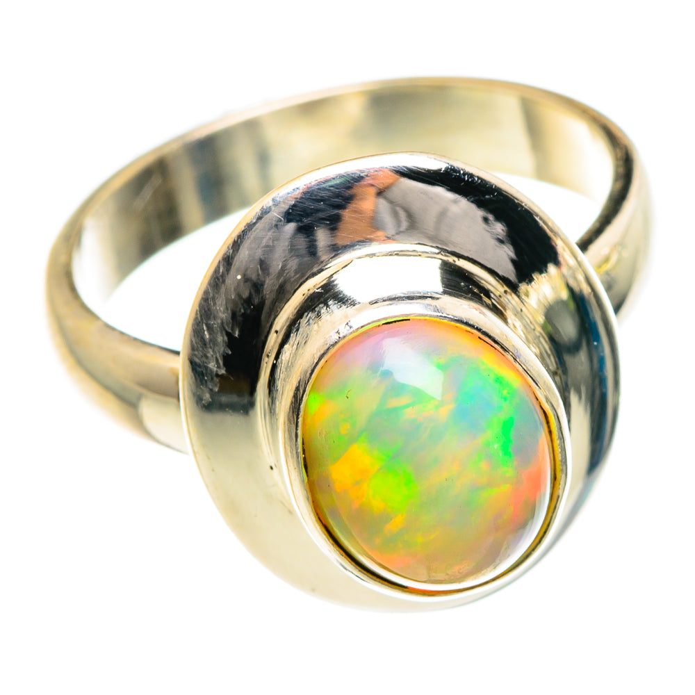 Ethiopian Opal Rings handcrafted by Ana Silver Co - RING84081