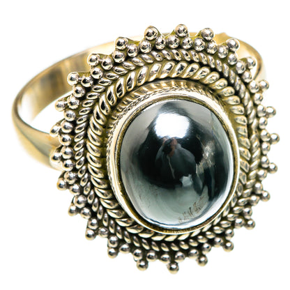 Hematite Rings handcrafted by Ana Silver Co - RING84084