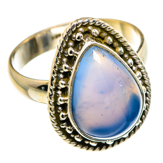 Chalcedony Rings handcrafted by Ana Silver Co - RING84094