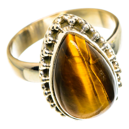 Tiger Eye Rings handcrafted by Ana Silver Co - RING84102