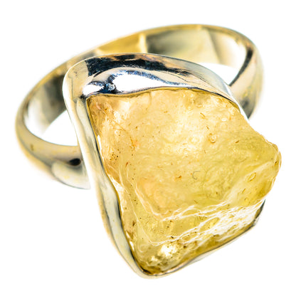 Libyan Glass Rings handcrafted by Ana Silver Co - RING84103