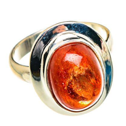 Sunstone Rings handcrafted by Ana Silver Co - RING84105