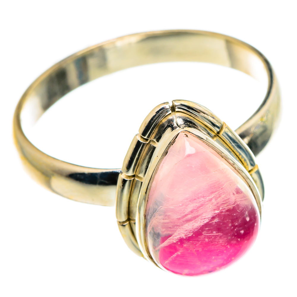 Pink Moonstone Rings handcrafted by Ana Silver Co - RING84111