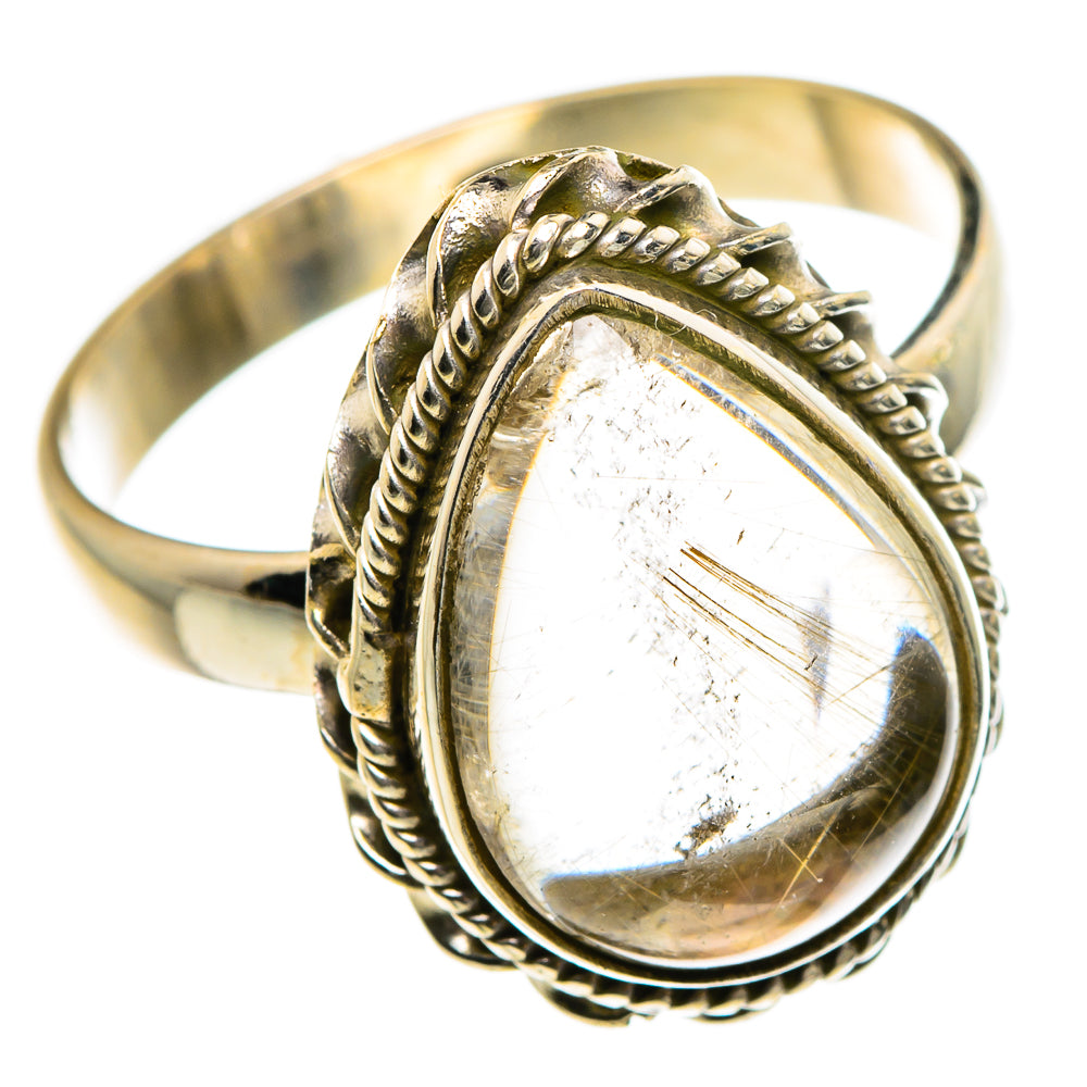 Rutilated Quartz Rings handcrafted by Ana Silver Co - RING84114