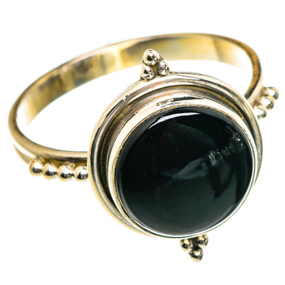 Black Onyx Rings handcrafted by Ana Silver Co - RING84117