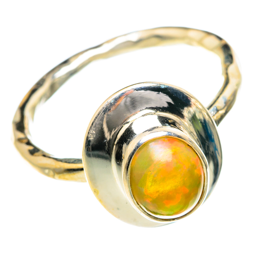Ethiopian Opal Rings handcrafted by Ana Silver Co - RING84123