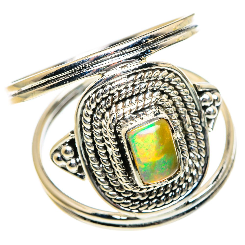 Ethiopian Opal Rings handcrafted by Ana Silver Co - RING84124