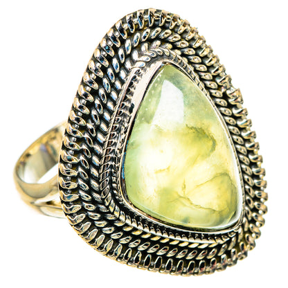 Prehnite Rings handcrafted by Ana Silver Co - RING84135