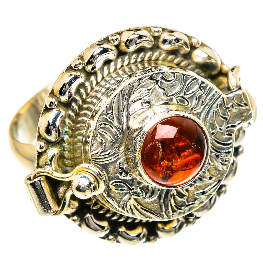 Baltic Amber Rings handcrafted by Ana Silver Co - RING84141
