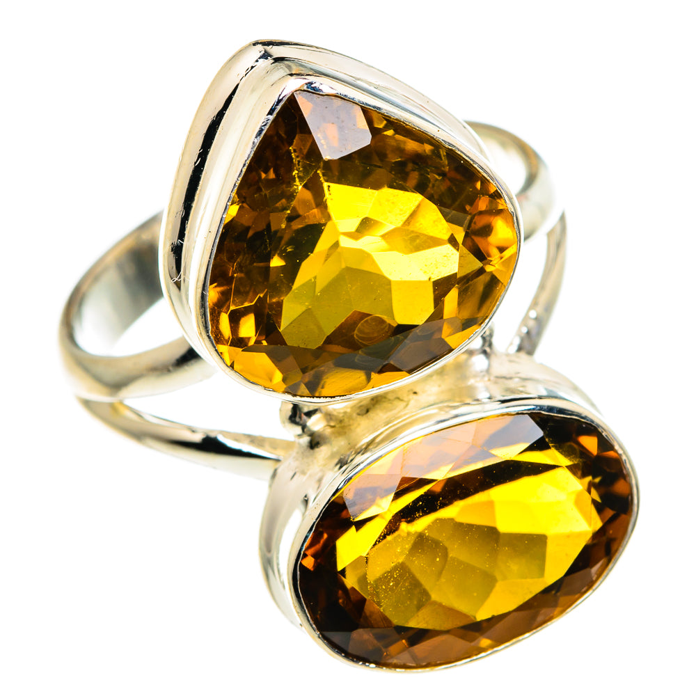 Mandarin Citrine Rings handcrafted by Ana Silver Co - RING84142