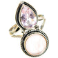 Rose Quartz Rings handcrafted by Ana Silver Co - RING84144
