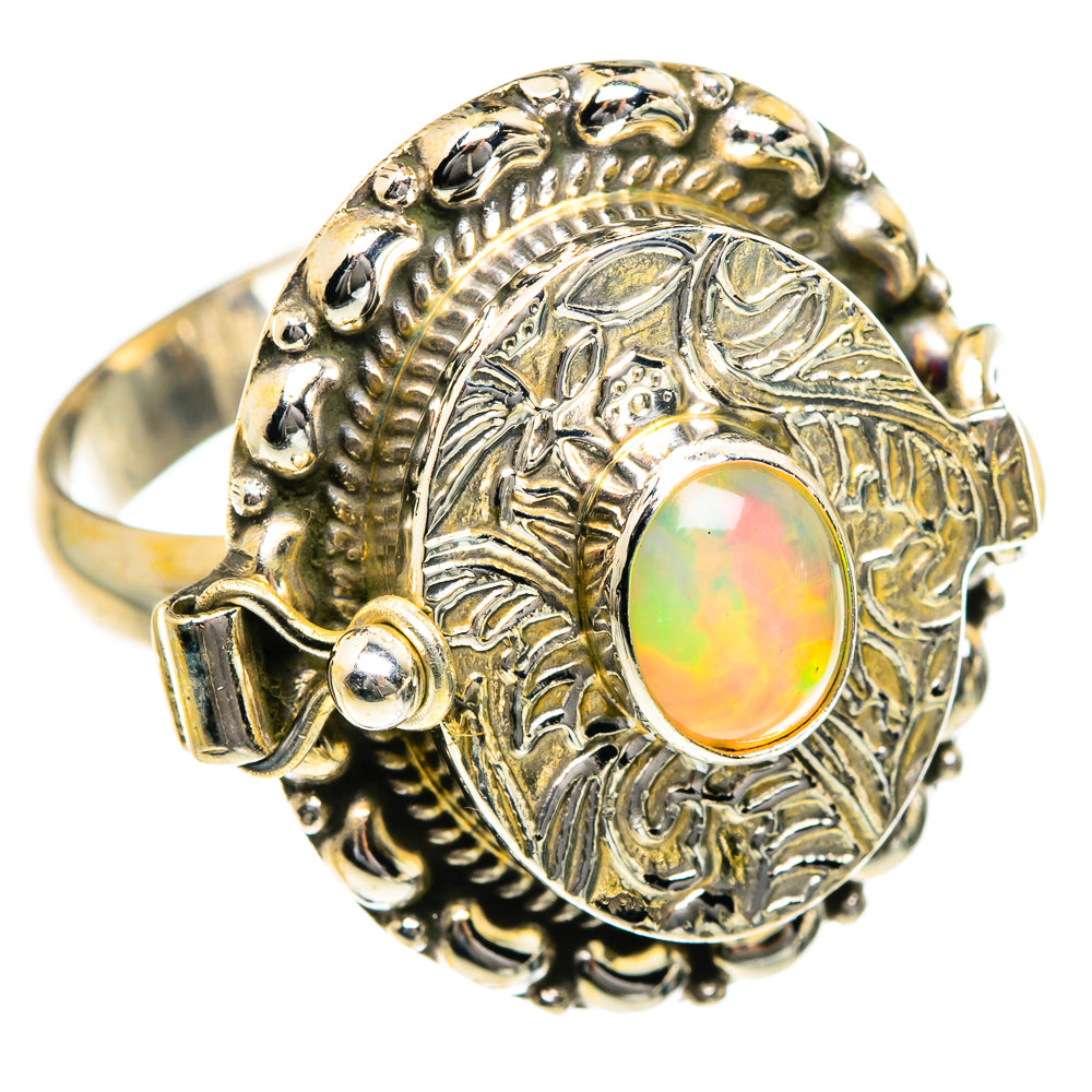 Ethiopian Opal Rings handcrafted by Ana Silver Co - RING84145