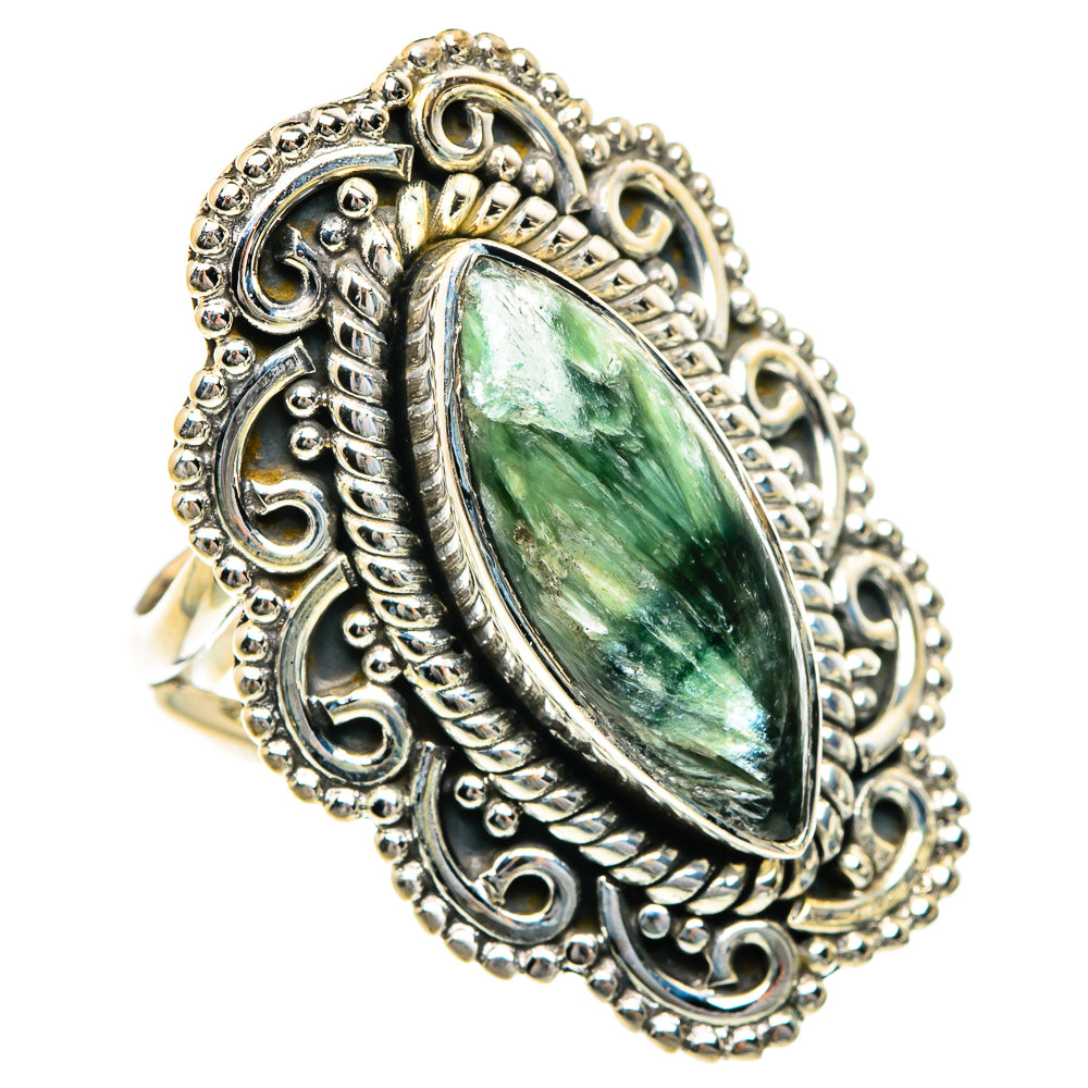 Seraphinite Rings handcrafted by Ana Silver Co - RING84158