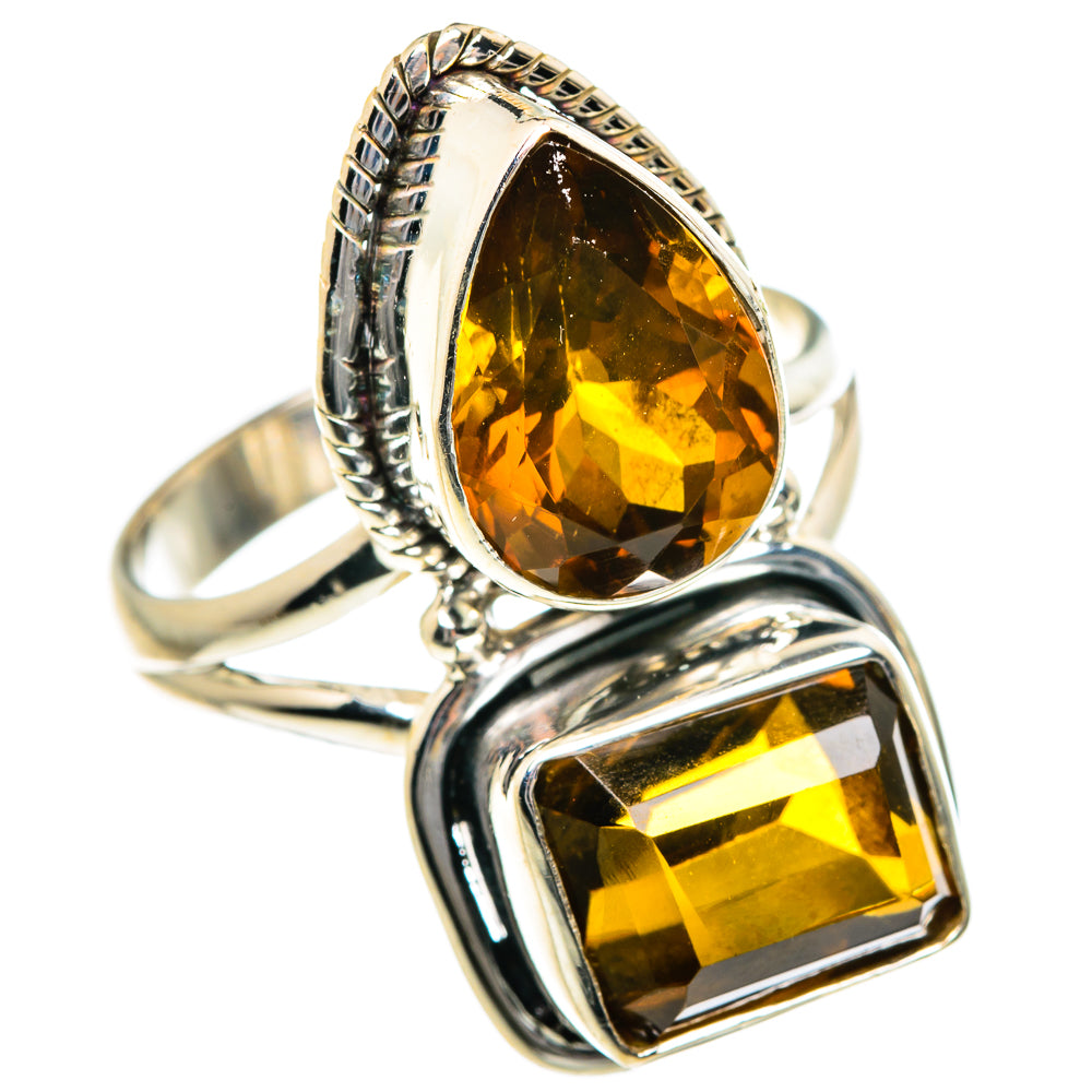 Mandarin Citrine Rings handcrafted by Ana Silver Co - RING84159