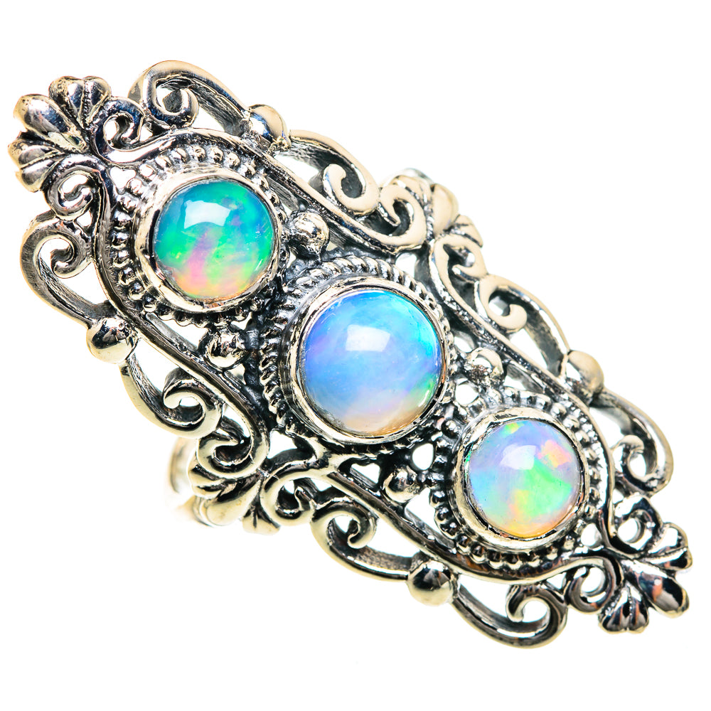 Ethiopian Opal Rings handcrafted by Ana Silver Co - RING84165