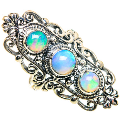 Ethiopian Opal Rings handcrafted by Ana Silver Co - RING84165