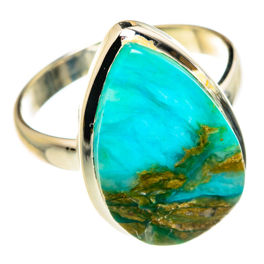 Peruvian Opal Rings handcrafted by Ana Silver Co - RING84176