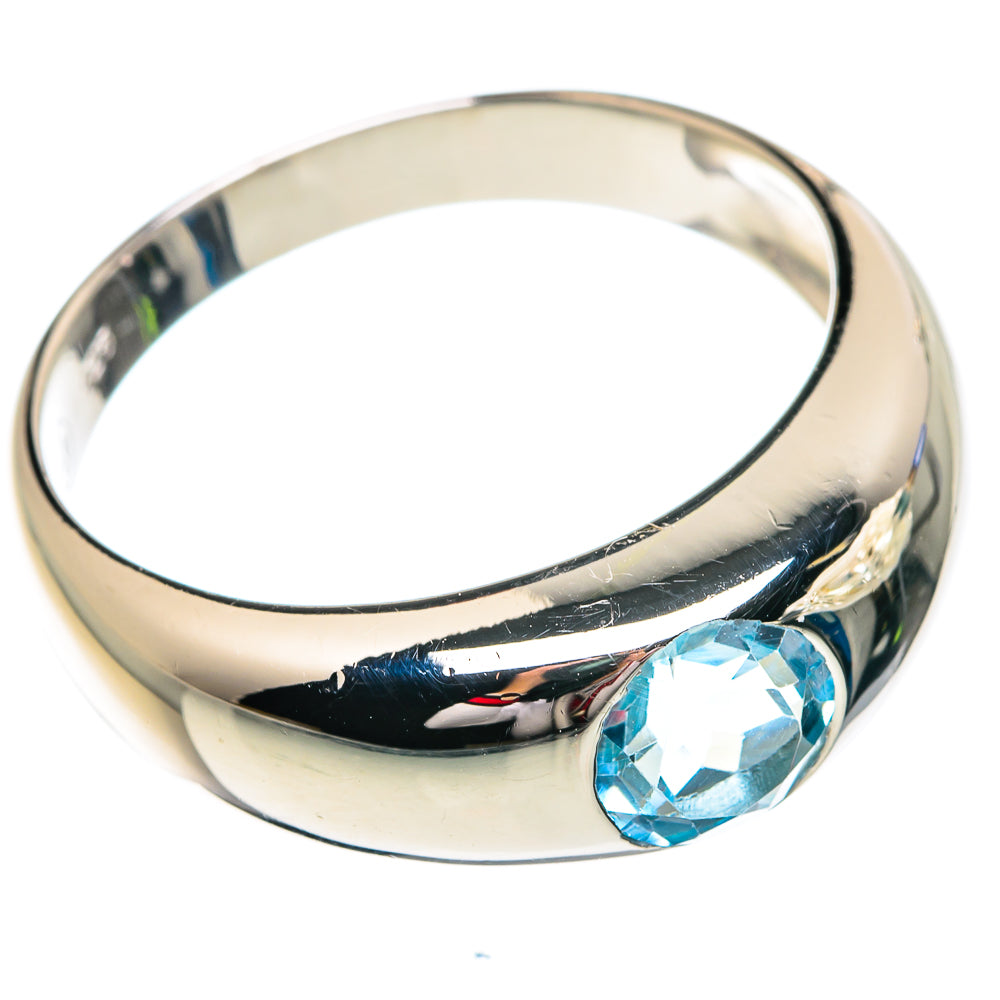 Blue Topaz Rings handcrafted by Ana Silver Co - RING84180