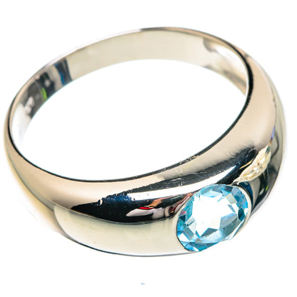 Blue Topaz Rings handcrafted by Ana Silver Co - RING84180