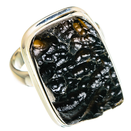 Tektite Rings handcrafted by Ana Silver Co - RING84207