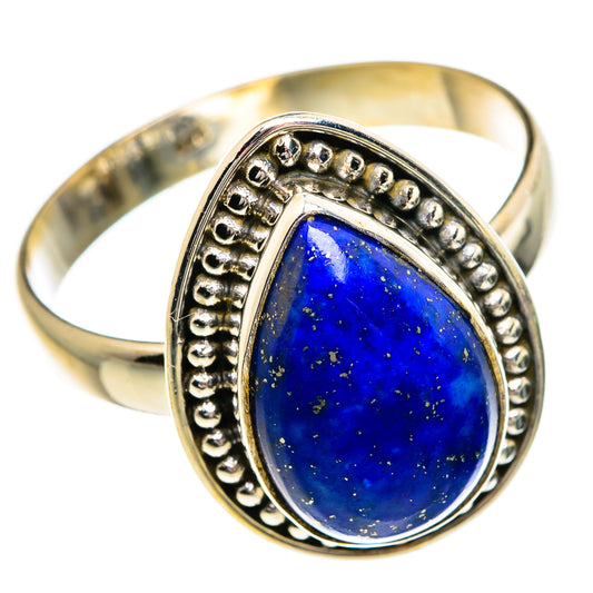 Lapis Lazuli Rings handcrafted by Ana Silver Co - RING84219
