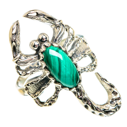 Malachite Rings handcrafted by Ana Silver Co - RING84226