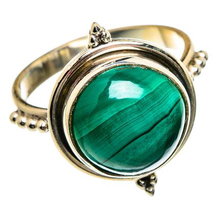 Malachite Rings handcrafted by Ana Silver Co - RING84229