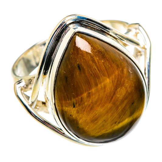 Tiger Eye Rings handcrafted by Ana Silver Co - RING84234