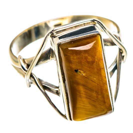 Tiger Eye Rings handcrafted by Ana Silver Co - RING84236