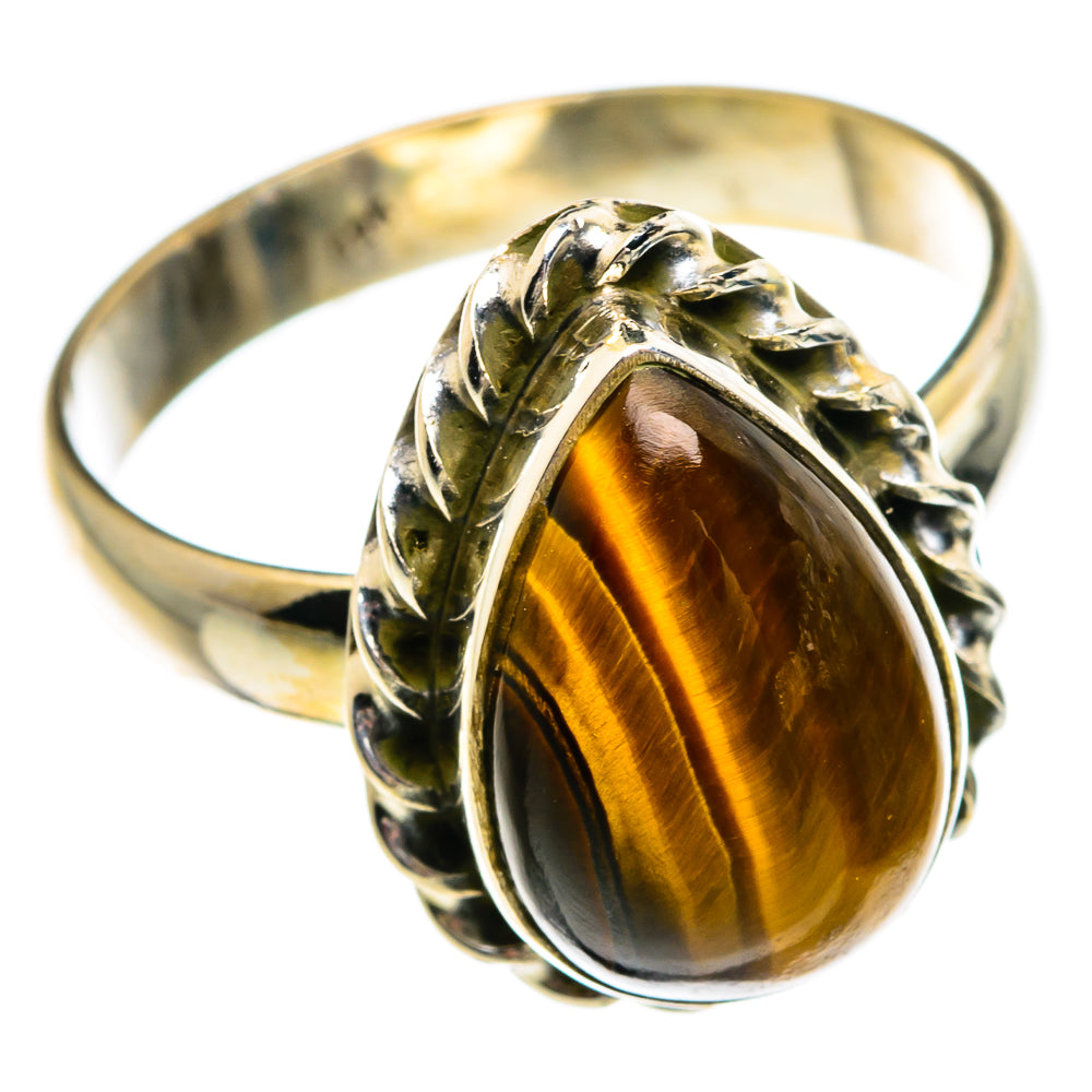 Tiger Eye Rings handcrafted by Ana Silver Co - RING84237