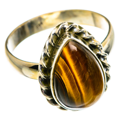 Tiger Eye Rings handcrafted by Ana Silver Co - RING84237