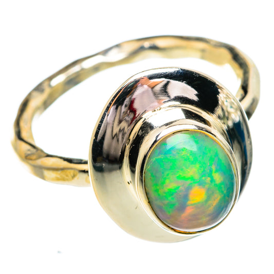 Ethiopian Opal Rings handcrafted by Ana Silver Co - RING84257