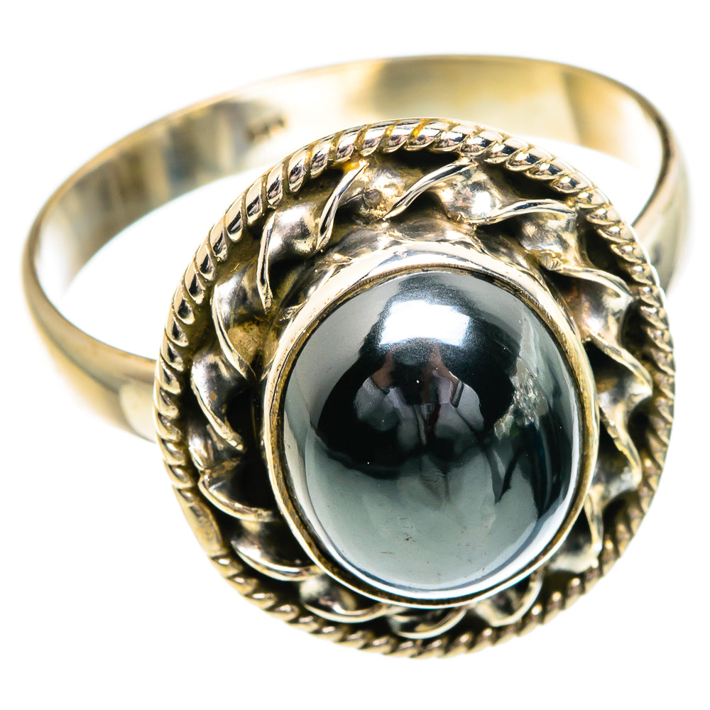 Hematite Rings handcrafted by Ana Silver Co - RING84258