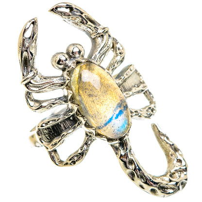 Labradorite Rings handcrafted by Ana Silver Co - RING84265