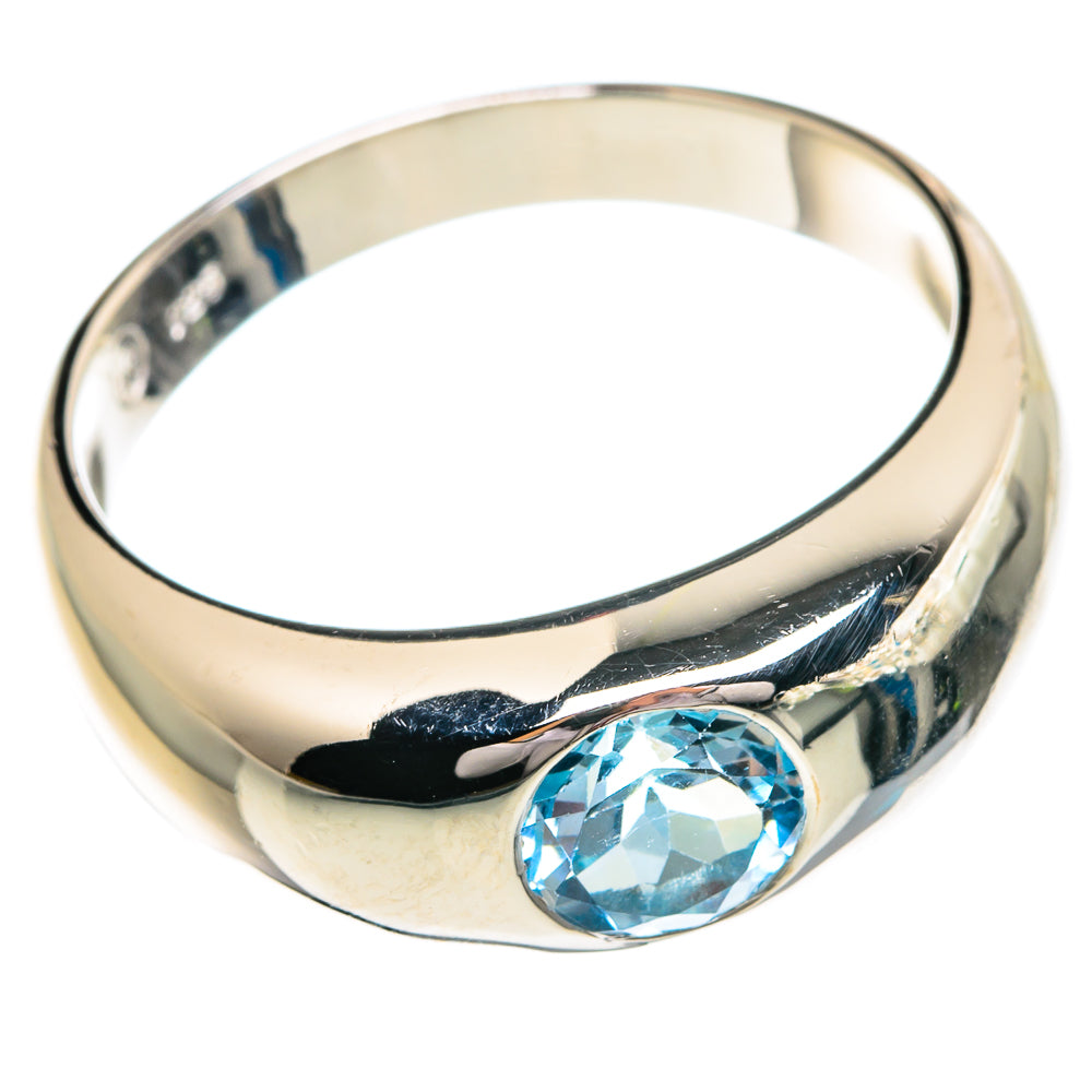Blue Topaz Rings handcrafted by Ana Silver Co - RING84270