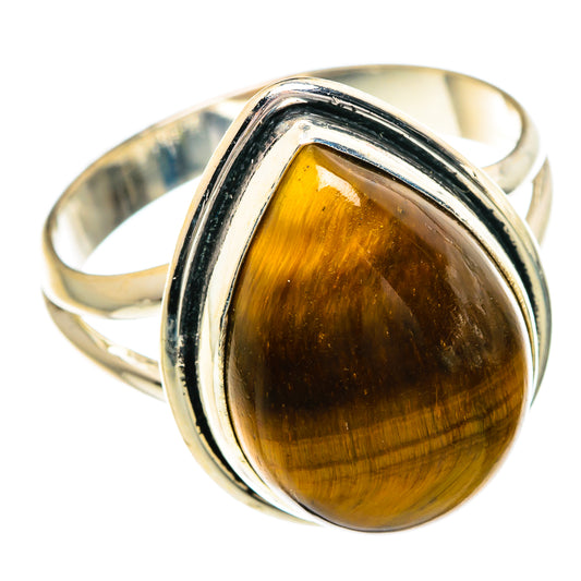 Tiger Eye Rings handcrafted by Ana Silver Co - RING84277