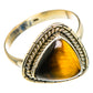 Tiger Eye Rings handcrafted by Ana Silver Co - RING84279