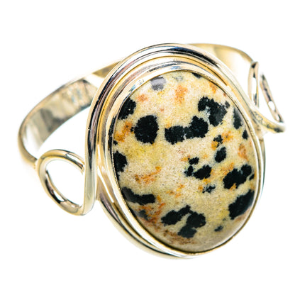 Dalmatian Jasper Rings handcrafted by Ana Silver Co - RING84282 - Photo 2
