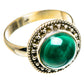 Malachite Rings handcrafted by Ana Silver Co - RING84312