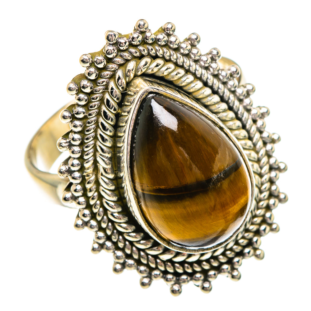 Tiger Eye Rings handcrafted by Ana Silver Co - RING84316