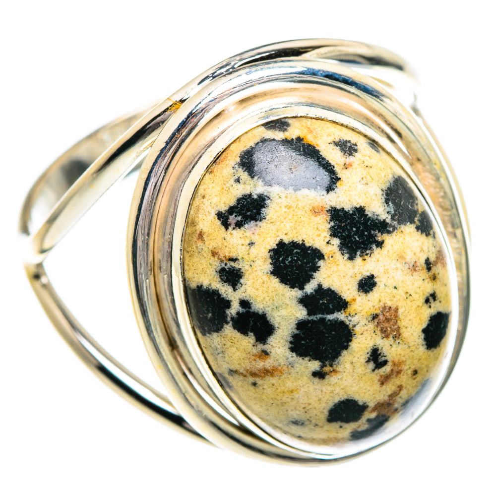 Dalmatian Jasper Rings handcrafted by Ana Silver Co - RING84318 - Photo 2