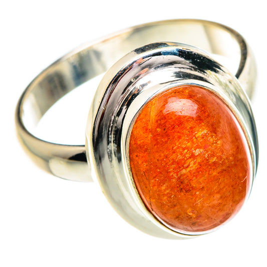 Sunstone Rings handcrafted by Ana Silver Co - RING84322