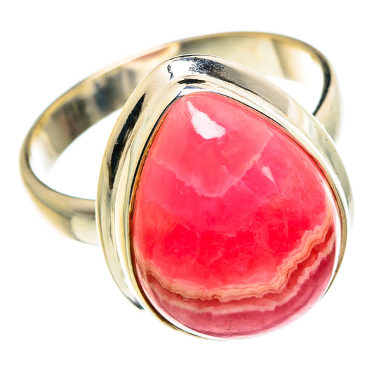 Rhodochrosite Rings handcrafted by Ana Silver Co - RING84324