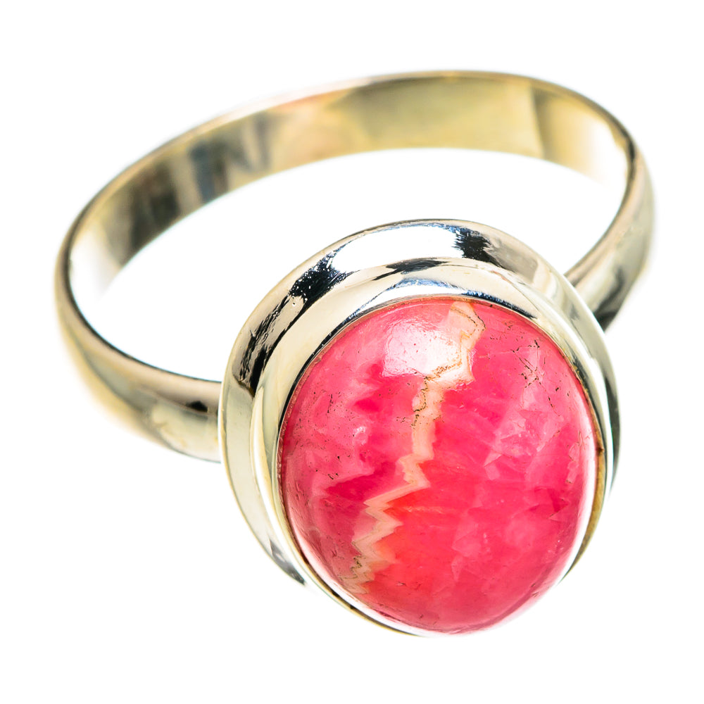 Rhodochrosite Rings handcrafted by Ana Silver Co - RING84326